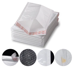 50 pçs branco bolha envelope sacos auto selo mailers acolchoados envio envelopes com bolha saco de envio de correio pacotes de presente saco