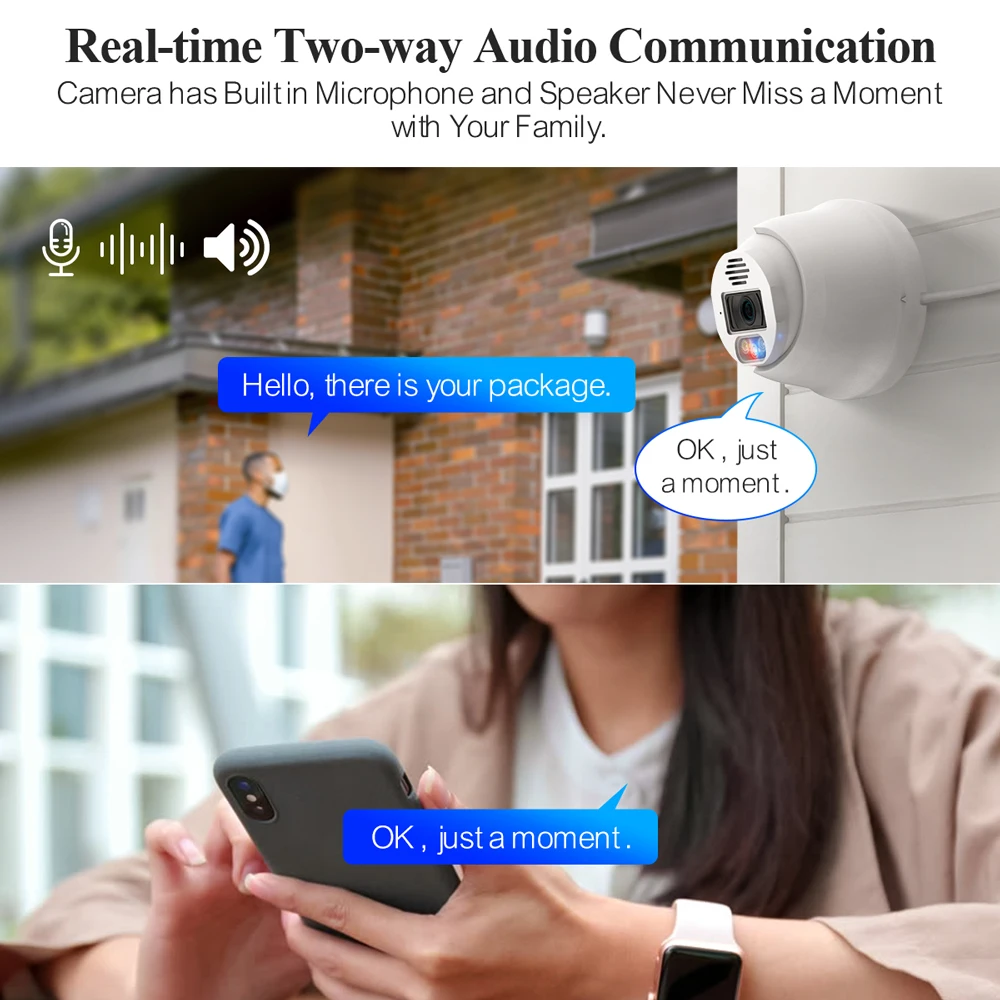 Techage 8CH 8MP 5MP HD Security Camera NVR System Indoor 4K Face Detection Color Night Vision Surveillance IP Camera Set Onvif