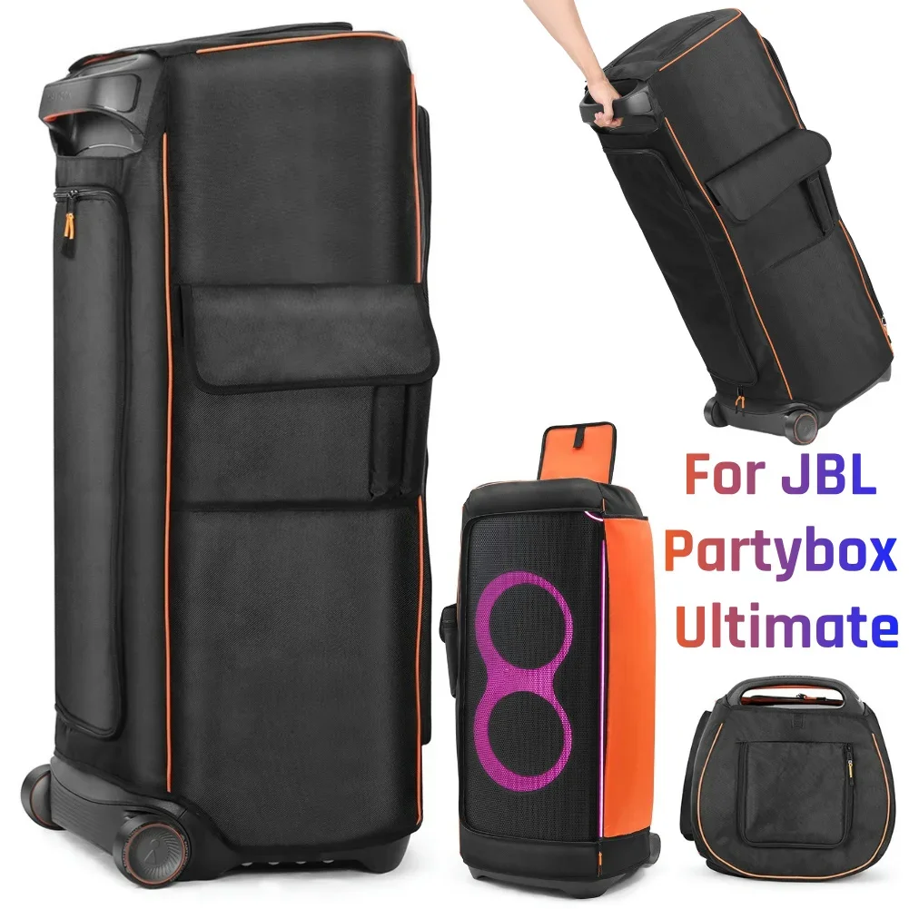 

Портативная дорожная сумка-чехол из ЭВА для колонки JBL Partybox Ultimate: большая вместимость, регулируемая, с защитой от царапин и пыли, жесткий корпус
