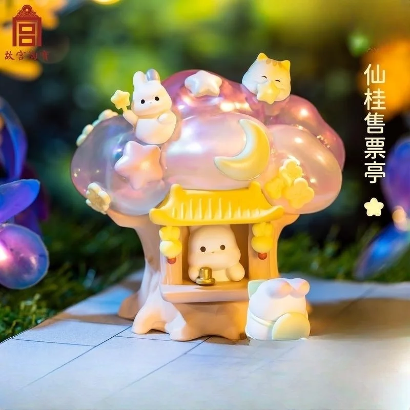 Kawaii Mid Autumn Moon Court Garden Party Blind Box Anime Action Figure Caixa Caja Surprise Mystery Dolls Toys Children's Gifts