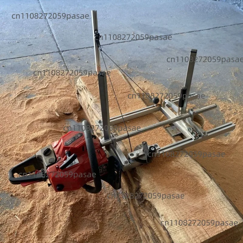 Chainsaw Auxiliary Wheel Board Opener Winch Frame Lumber Cutting Board Opening Tool