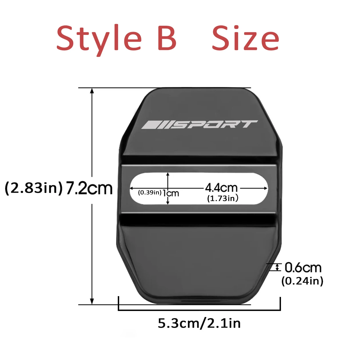 غطاء قفل باب السيارة من الفولاذ المقاوم للصدأ ، شعارات التصفيف ، لدودج رام ، حافظة واقية ، من من من من الفولاذ المقاوم للصدأ ، إكسسوارات السيارات ، 4 * * #2