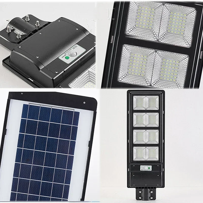 Imagem -04 - Led Poderosas Luzes Solares ao ar Livre Sensor de Movimento Automático à Prova Impermeável Água rc Luz Parede Rua Jardim Quintal Casa Lâmpada Externa 432 540 648