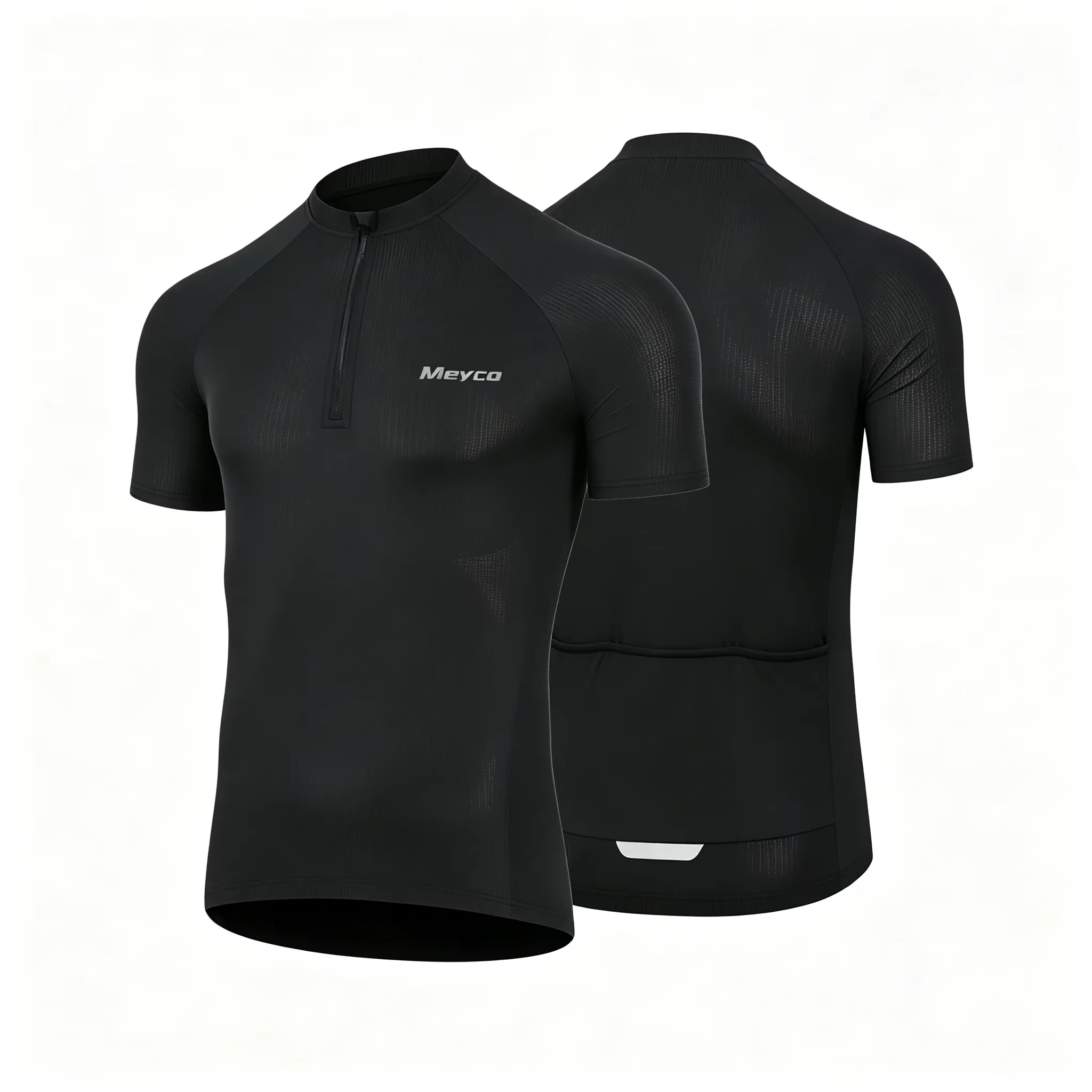 Men's Short Sleeve Cycling Jersey Quick Dry Breathable Zipper Pocket MTB Road Bike Shirt Maillot Ciclismo