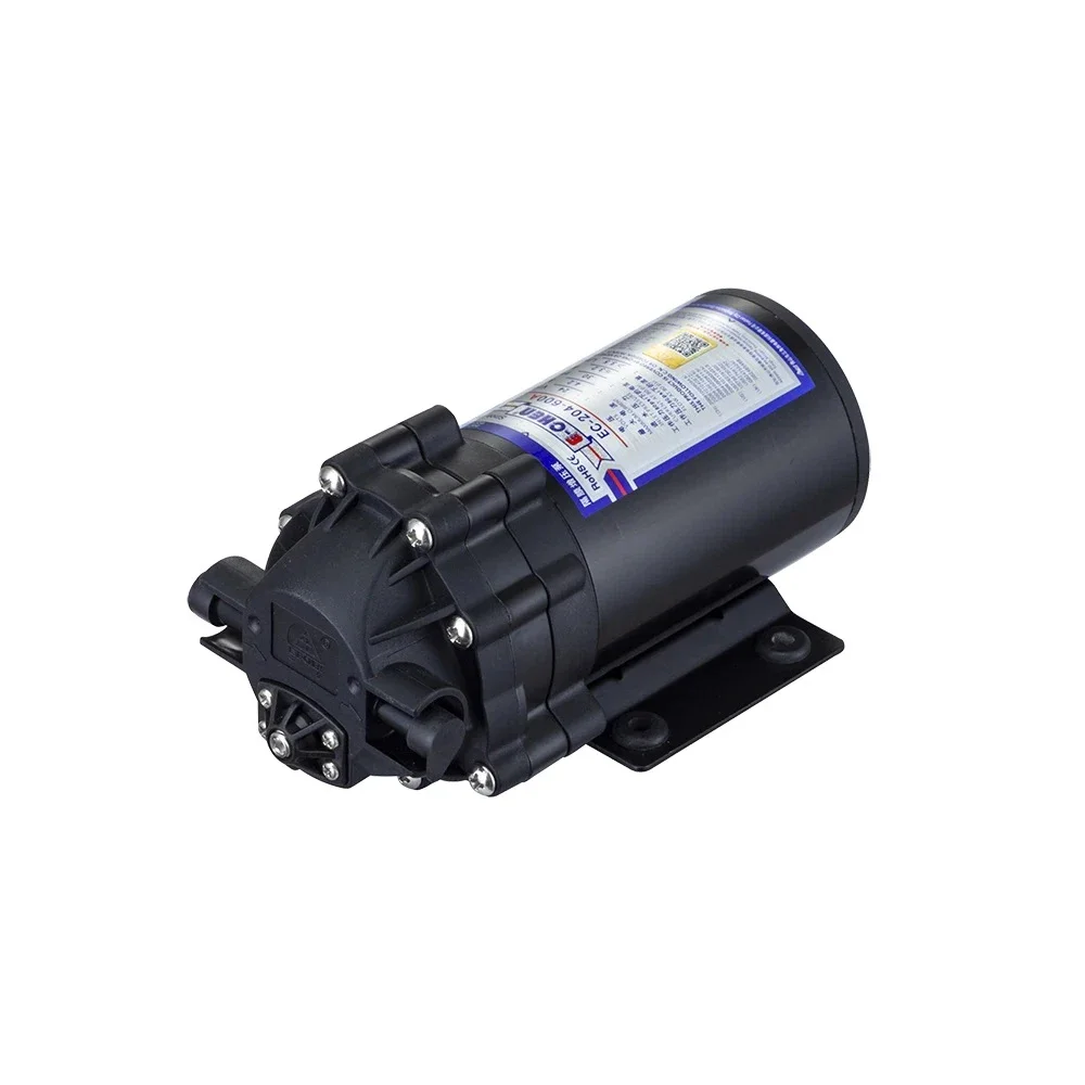 NF E-Chen EC-204-600A RO Booster Pump 600GPD Water Purification System High Pressure Diaphragm Pump DC 24V 4.0LPM@80psi inlet 30