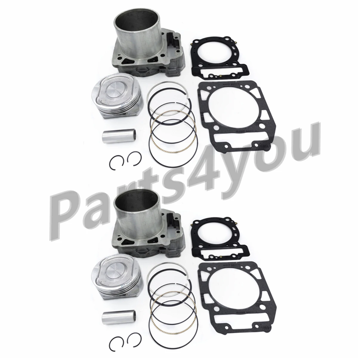 2 Sets Cylinder Kit for Stels Guepard Rosomaha Viking Ermak 800 Enduro 400 ATV 100402-001-0000 LU049838 100401-800-0000 LU072405