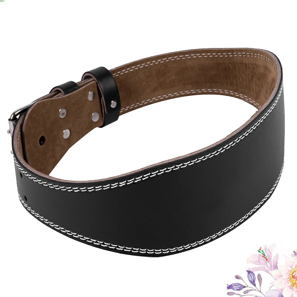 

Fitness Waist Support Belt Durable PU Adjustable Lumbar Brace Strap Squat Hard Pull Beach Press Exercise Back Protection Health