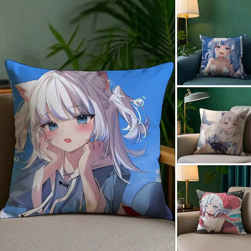 

Anime Girl G-Gawr G-GuraS Pillow Case Soft Plush Fabric Double Sided Print Decorative Home Living Room Gift Cushion
