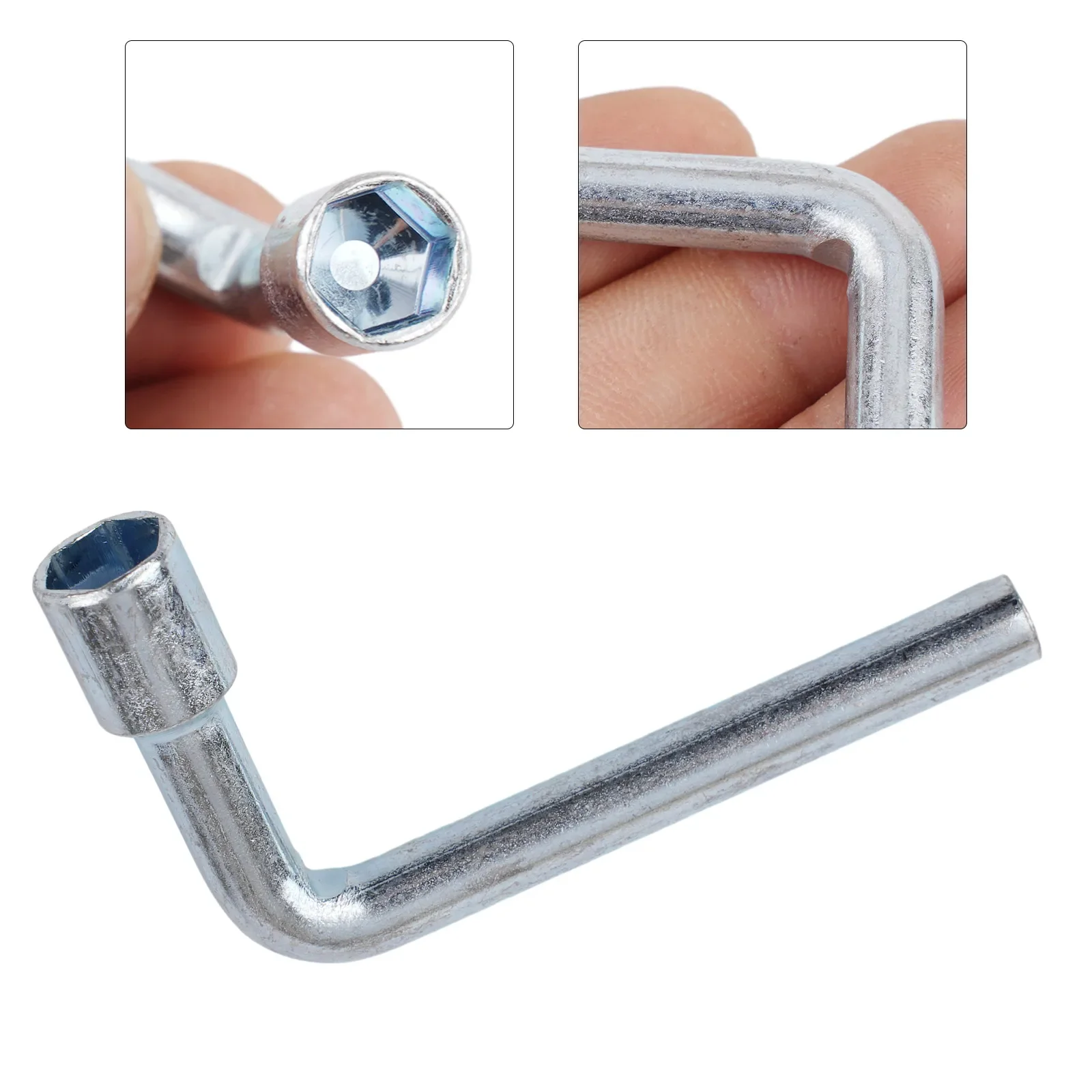 L Shaped Socket Wrench Accessories Hexagonal High Quality Multi Silver 7/8/10/12/13/14mm Triangle Wrench Useful