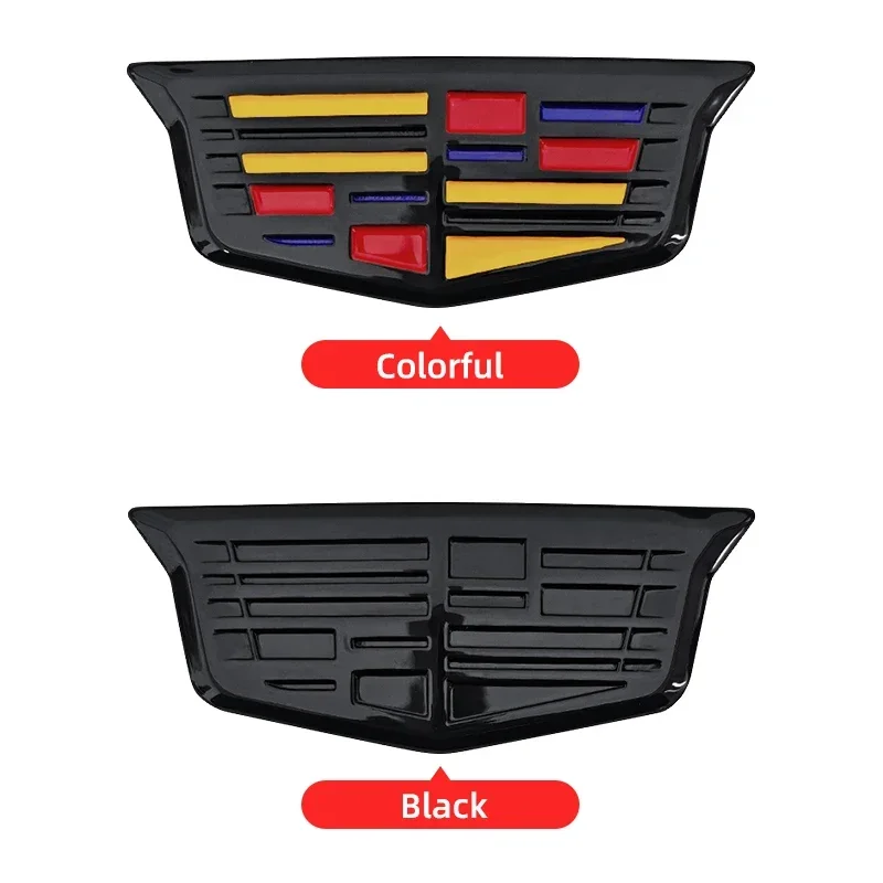 

1pcs 3D ABS Car Steering Wheel Emblem Sticker Logo Decoration Badge Accessories For Cadillac CT4 CT5 CT6 XT4 XT5 XT6 ATS XTS