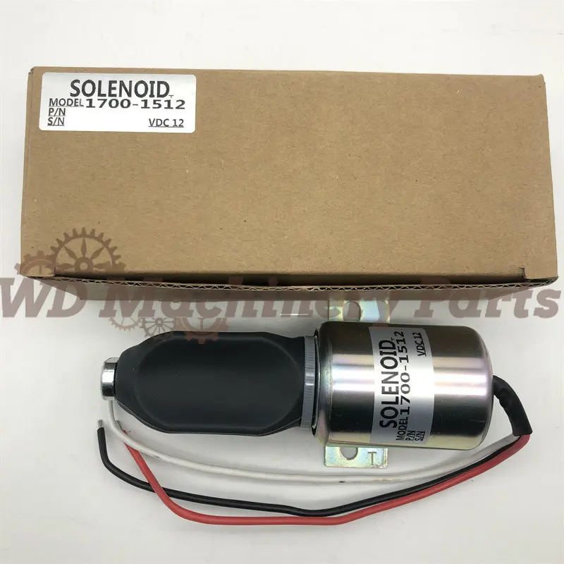 

1700-1512 1751ES-12E6ULB1S5 12V Shut Off Solenoid For Lincoln Vantage 400 Perkins 404 Woodward 1700 Series