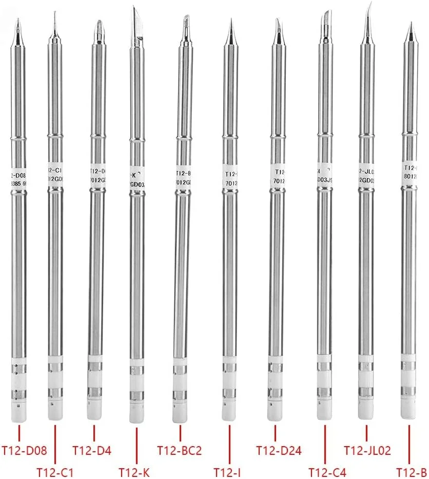 Universelle T12 Lötspitzen Verschiedene Modelle Schweißspitze T12-ILS D52 K KU I D24 BC2 C4 C1 JL02 Ersatz-Lötspitzen – Detail 1