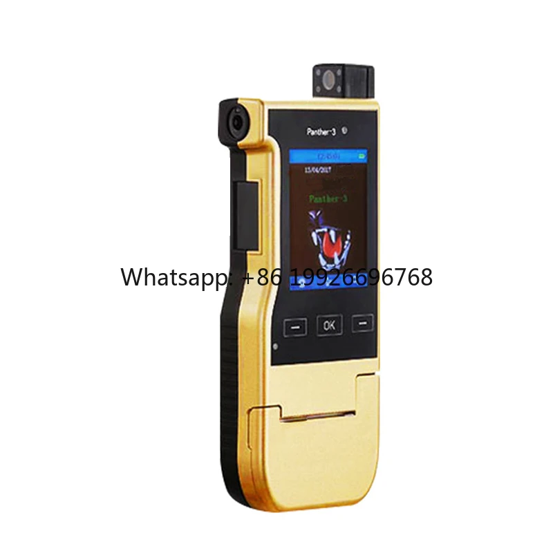 

3.2 Inch High Definition Touchscreen Mobile Phone Size Breath Alcohol Tester with Fuel Cell Sensor and BT Printer Gas Analyzers