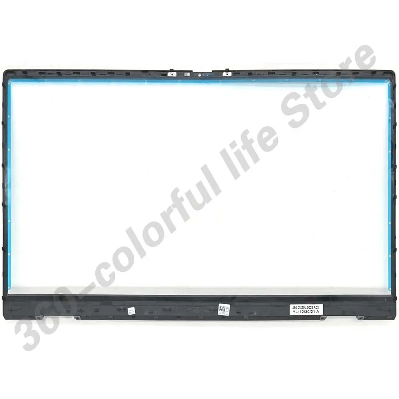 حافظة كمبيوتر محمول أصلية جديدة لـ DELL Inspiron 15Pro 5510 5515 P106F شاشة LCD الغطاء الخلفي الحافة الأمامية مفصلات مع مسامير 15.6 بوصة