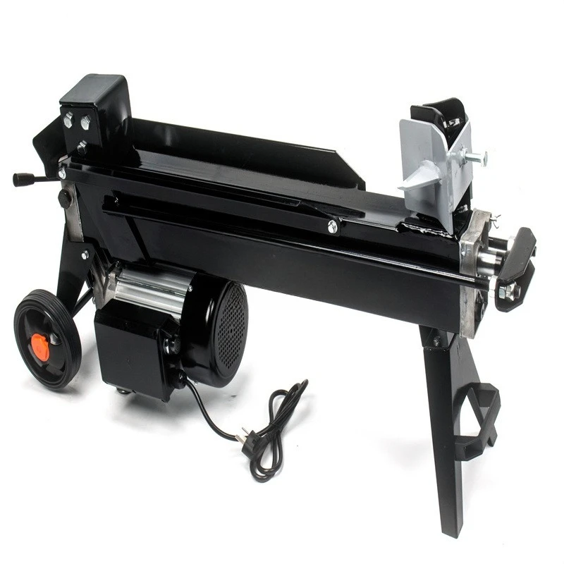 Electric wood splitter, small household single and double hand operation wood splitter 2200W cross cutter head wood splitter