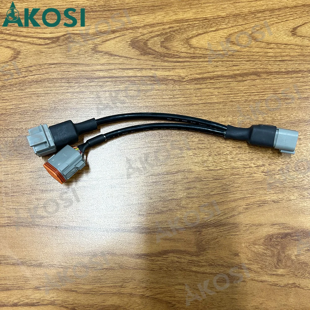 Cable OBD2 de 6 + 8 Pines para Adaptador de Herramienta de Escaneo Vocom Vodia, Piezas Industriales Penta, Conexión de Diagnóstico de Motores Marinos
