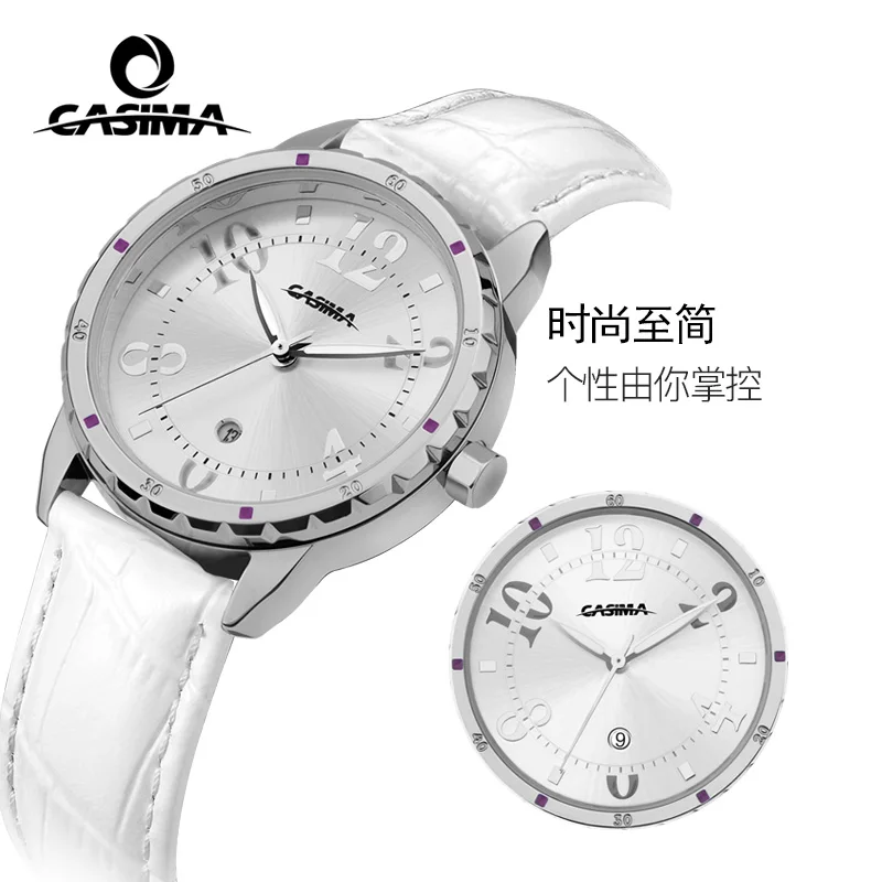 CASIMA Women's Wristwatch, Quartz Movement, Simple Trend  Fashionable, Waterproof, Luminous, Model SP-3008-1011