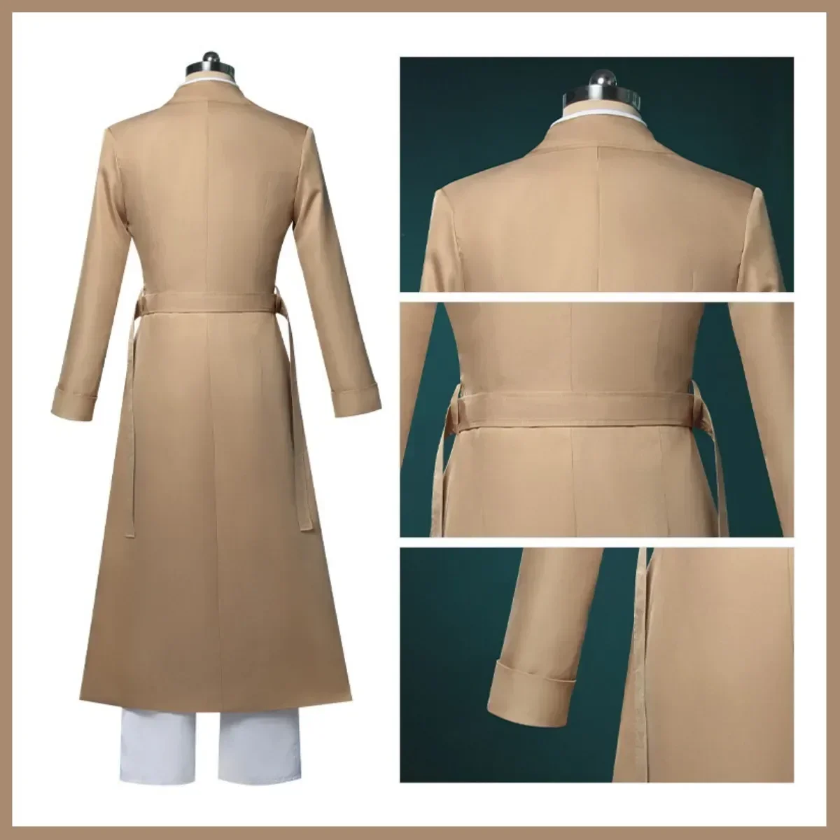 Аниме Бунго Бродячие Собаки Дазай Осаму Косплей Костюм Парик Длинный Тренч Униформа Наряды Мужчины Женщины Хэллоуин Карнавальный Костюм Партии