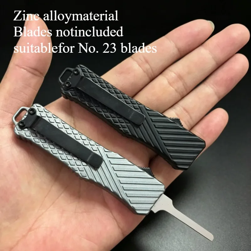 Advanced multi-functional knife handle tool (blades not included, suitable for No. 23 blades), zinc alloy, one-piece