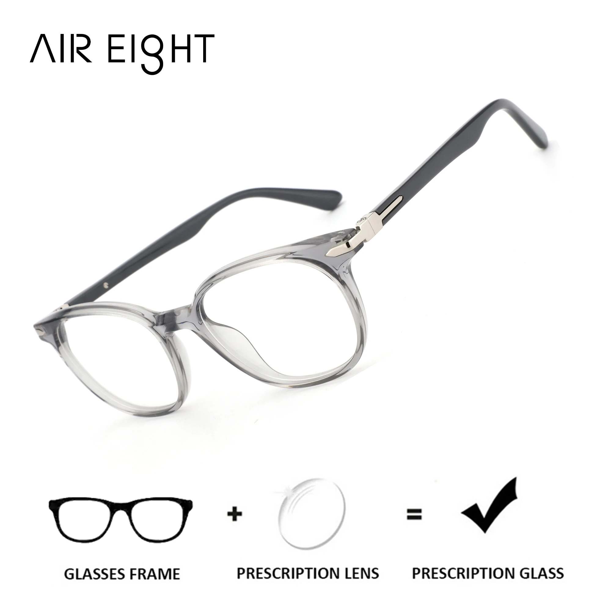 

BLUEMOKY Square Medical Prescription Lenses For Men Women Unisex Acetate Photochromic Anti Blue Light Eyeglasses