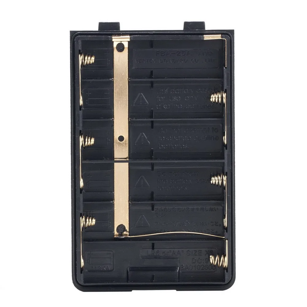 กล่องแบตเตอรี่อินเตอร์คอมสำหรับ FBA-25A 6X AA กล่องแบตเตอรี่ทนทานใช้ได้กับ VX-150/110/400 FT-60R /E