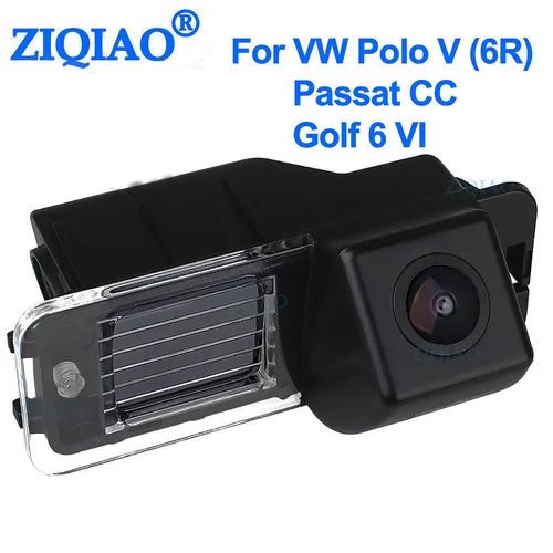 Imagen 1 del producto ZIQIAO para Volkswagen Golf 6 MK6 Polo 6R Passat CC Magotan Bora cámara de visión trasera inversa HD dedicada HS051