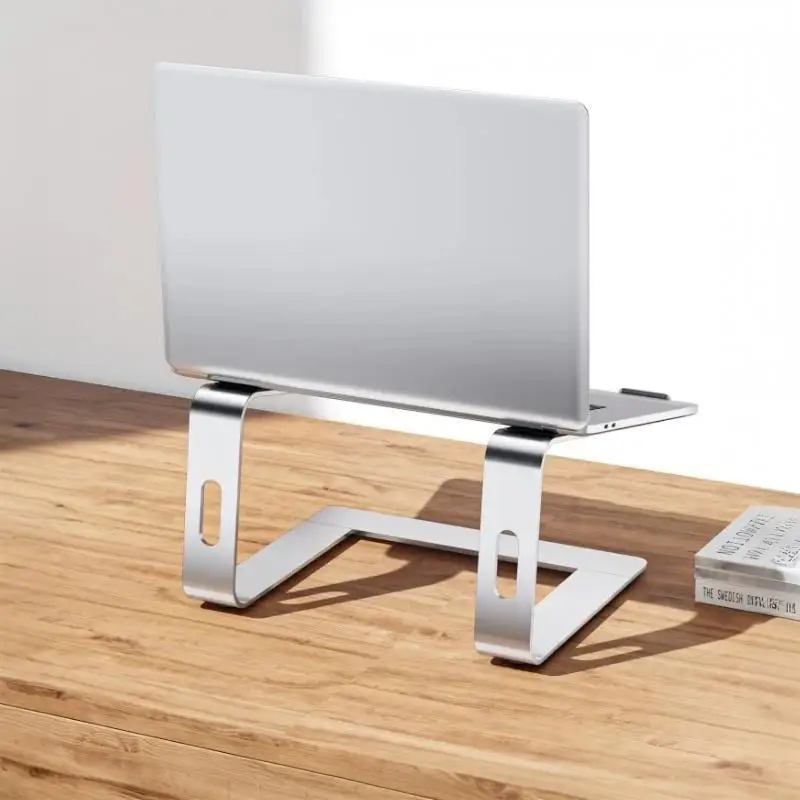 Foldable Aluminum Laptop Stand Portable Anti-Slip Desktop Holder Fits    10-17 Inch Laptops Travel