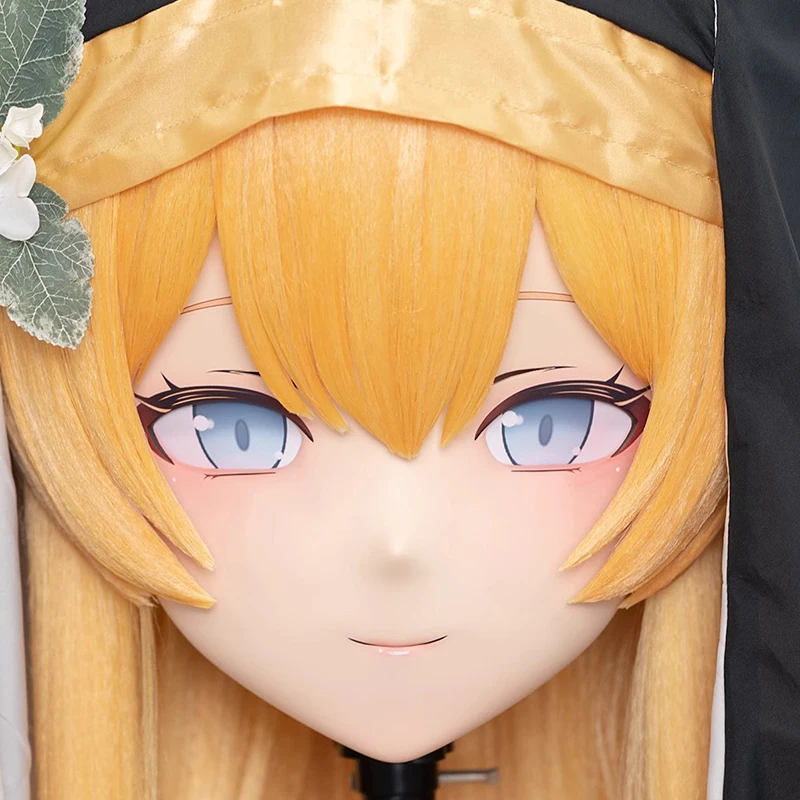Customize Full Head Resin Cartoon Cosplay BJD Masks Japanese Character Anime Role Play Crossdress Kigurumi Masks