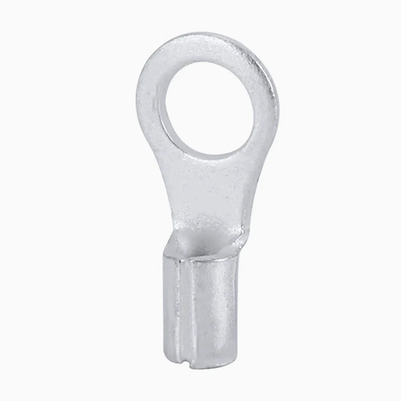 1000PCS RNB1.25-6 Ring Crimp Terminals Electrical Wire Connector M6 Non-insulated Round Red Copper Ferrule Lugs Cable Shoe