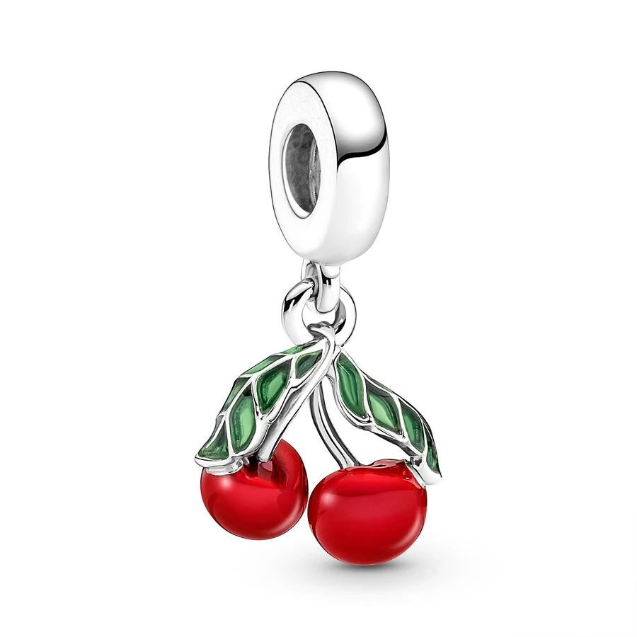 New Arrivals Fruit Series Strawberry Durian Apple Beads Charm Fit Original 925 Sterling Silver Bracelet DIY Fashion Jewelry Gift