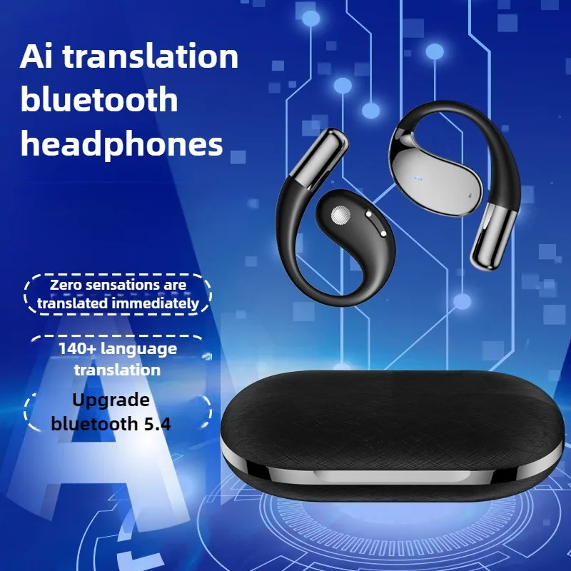 YYK-Q39 AI Intelligent Translation Bluetooth Headset Open Not in