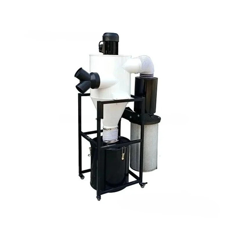 750W-2.2KW Industrial Mobile Bag Filter Dust Collector Engraving hine Cyclone Vacuum Cleaner