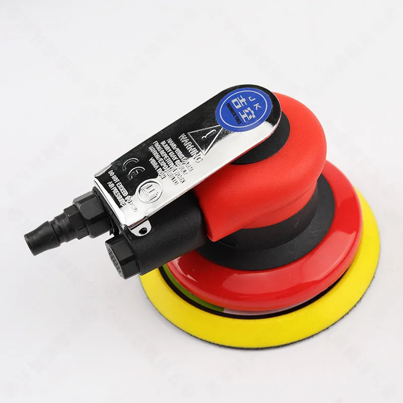 

2025 5-inch pneumatic grinding machine, waxing machine, dry sanding machine, sandpaper, air grinding