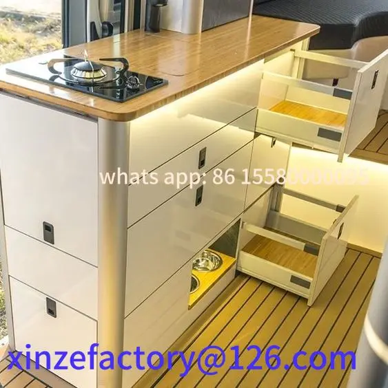 

Customizable Popular RV Aluminum Furniture Camper Custom Cabinets RV Accessories