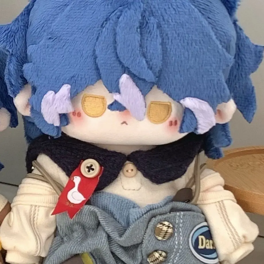 

Flins Genshin Impact Kawaii 20CM Anime Push Cotton Doll With Skeleton DIY Dress Up Clothing Toy Figures Plushies Figures Gift