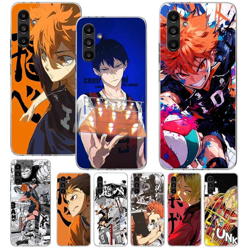 Haikyuu Oya voleibol Anime funda de teléfono para Samsung Galaxy A16 A56 A14 A54 A15 A55 A13 A53 A26 A36 A25 A35 A24 A34 A23 A33 A05S