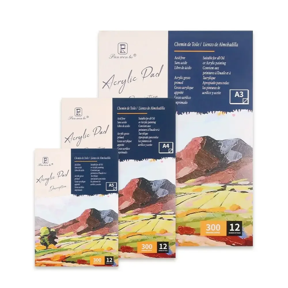 A3/A4/A5 Coil Sketchbook 24 Sheets Spiral Bound Thick Drawing Paper Eco-Friendly Acid Free Artist Sketch Pad Students