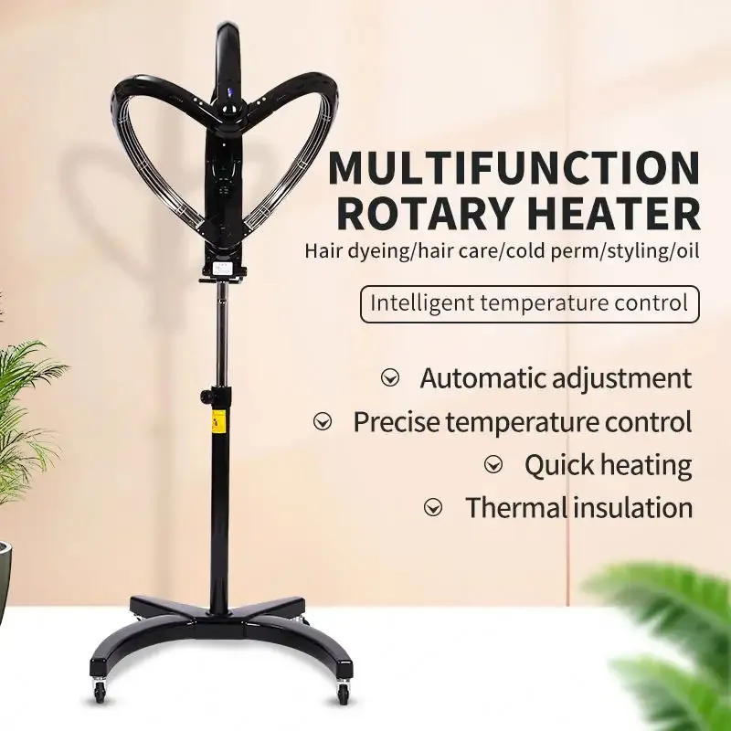 Professional Hair Salon Rotary Dryer New Design Hair Care Barber Treatment Equipment Adjustable Temperature Factory Direct