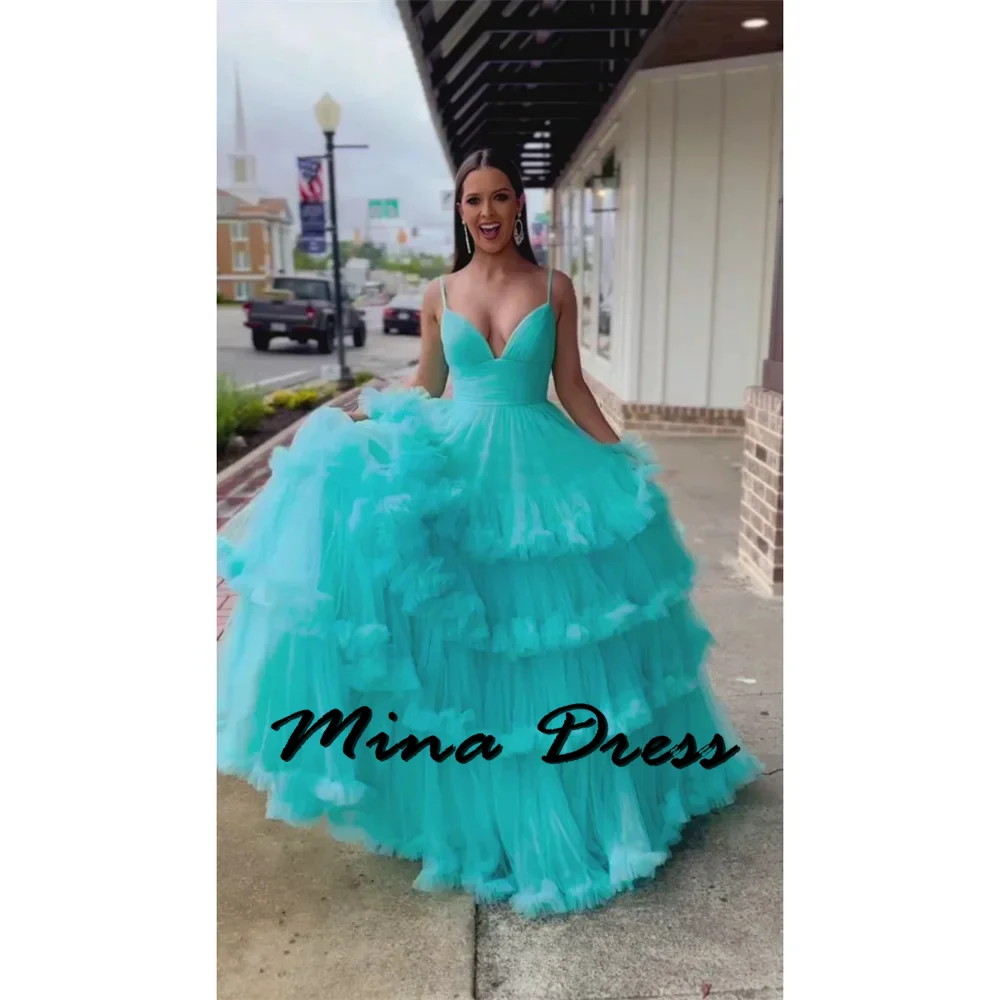 

Mina Customized Backless Luxurious Saudi Evening Dress Es Sleeveless Elegant Evening Dresses for Women Luxury Prom Dress 2024