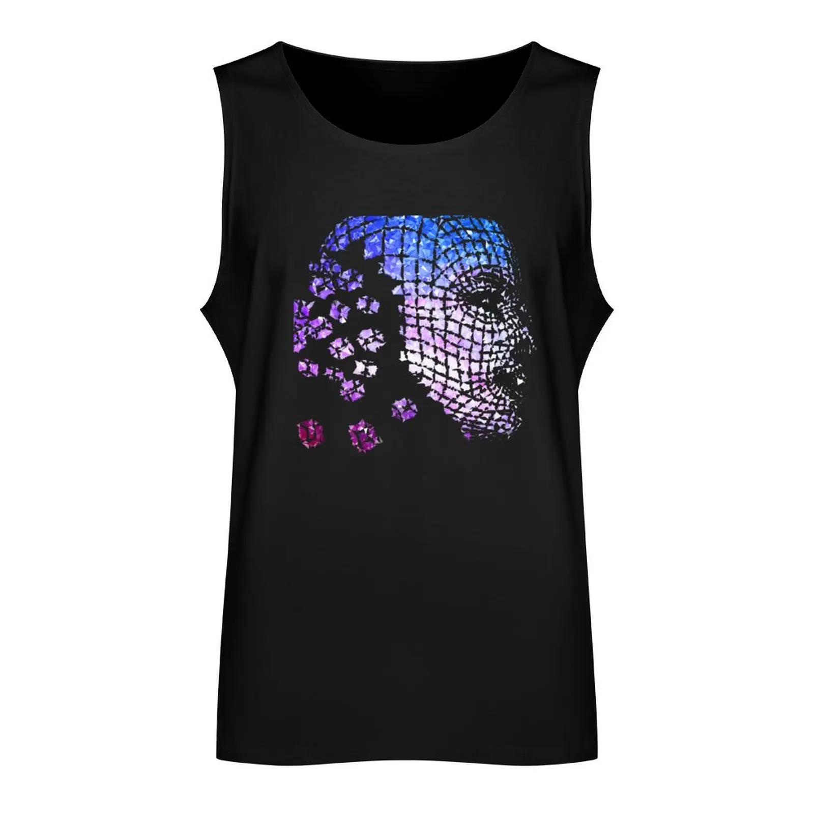 Future Face Pixel Away Tank Top sleeveless shirts sleeveless shirt man gym