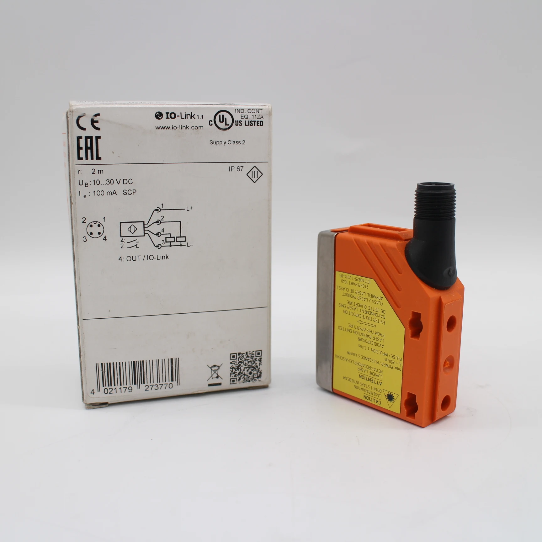 Sensor jarak perpindahan Laser asli O5D100