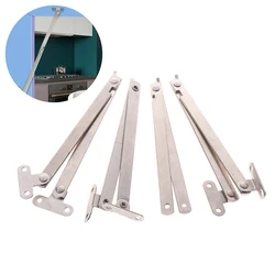 1pc Metal Cabinet Furniture Doors Close Lift Up Stay Support Hinge Stainless Steel Two Fold Pull Rod Kitchen Accessories