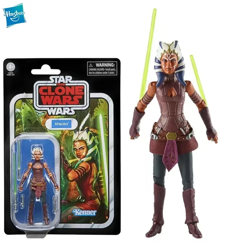 Hasbro Star Wars Retro Series Action Figure Ahsoka 3.75 Inch Anime Figure Collectible Model Toy