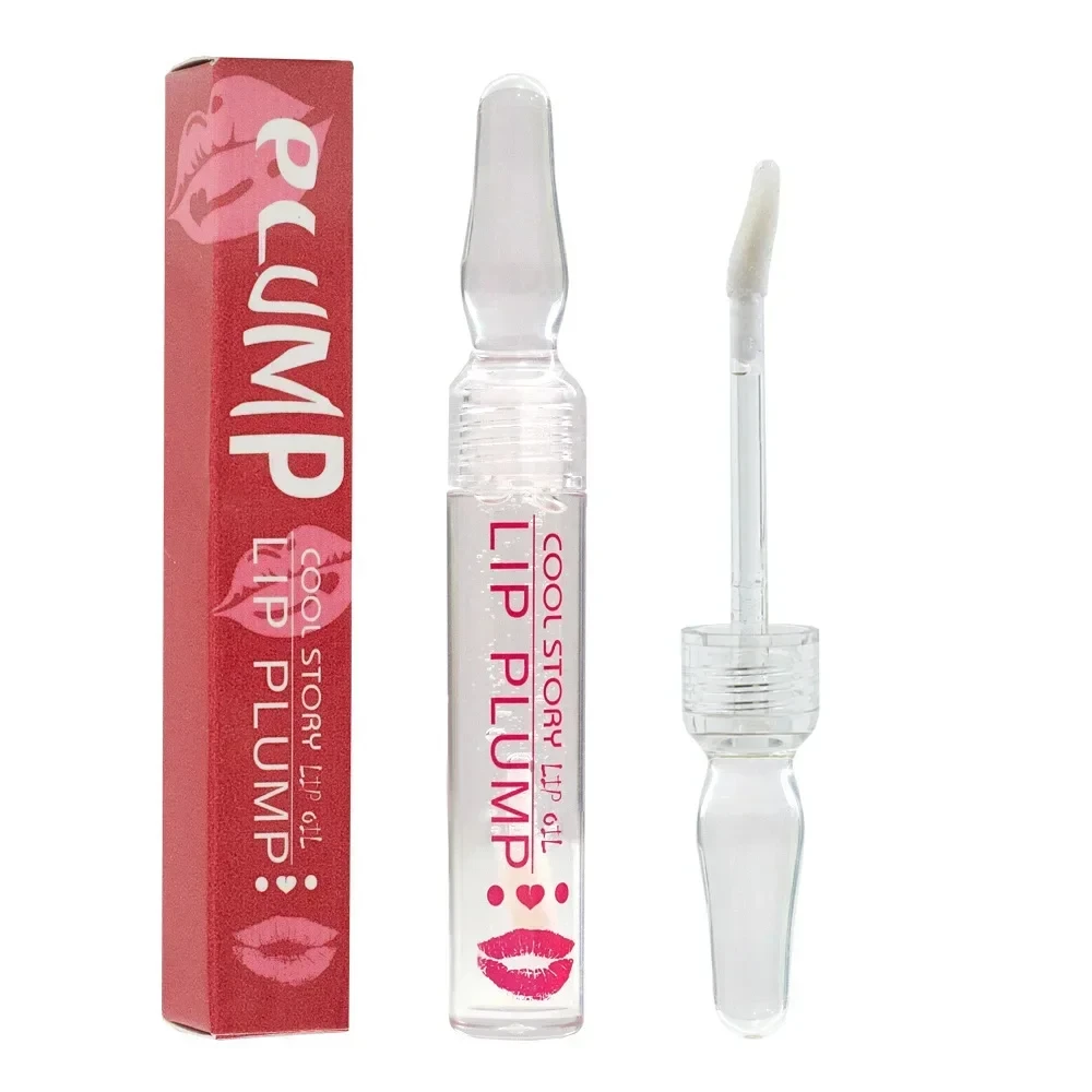 Nieuwe Lip Mollige Serum Verhoging Lip Elasticiteit Instant Volumiserende Sexy Verminderen Fijne Lijntjes Verhogen Hydraterende Essence Olie Lippenstift