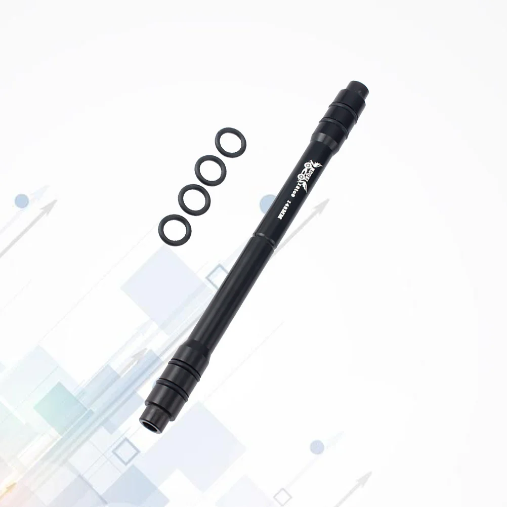 

12Mm to 9Mm Cnc Machined Aluminum Barrel Axle Adapter Converts Thru Axle to Quick Release Fit for 142Mm Hubs No Tools