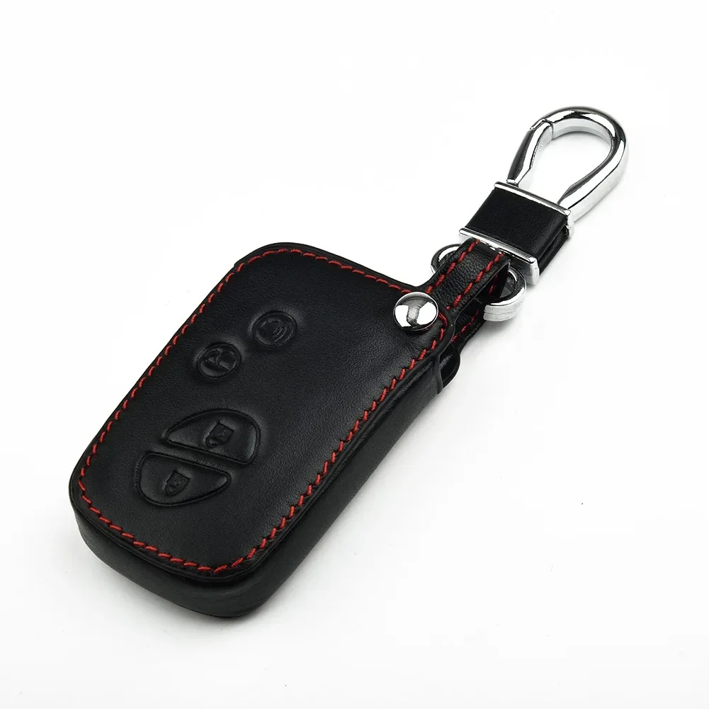 Leather Car Key Fob Case Cover Holder Shell Hood For LEXUS ES GS IS LS LX RX CT 2006-2014 Button Smart Remote Key Case