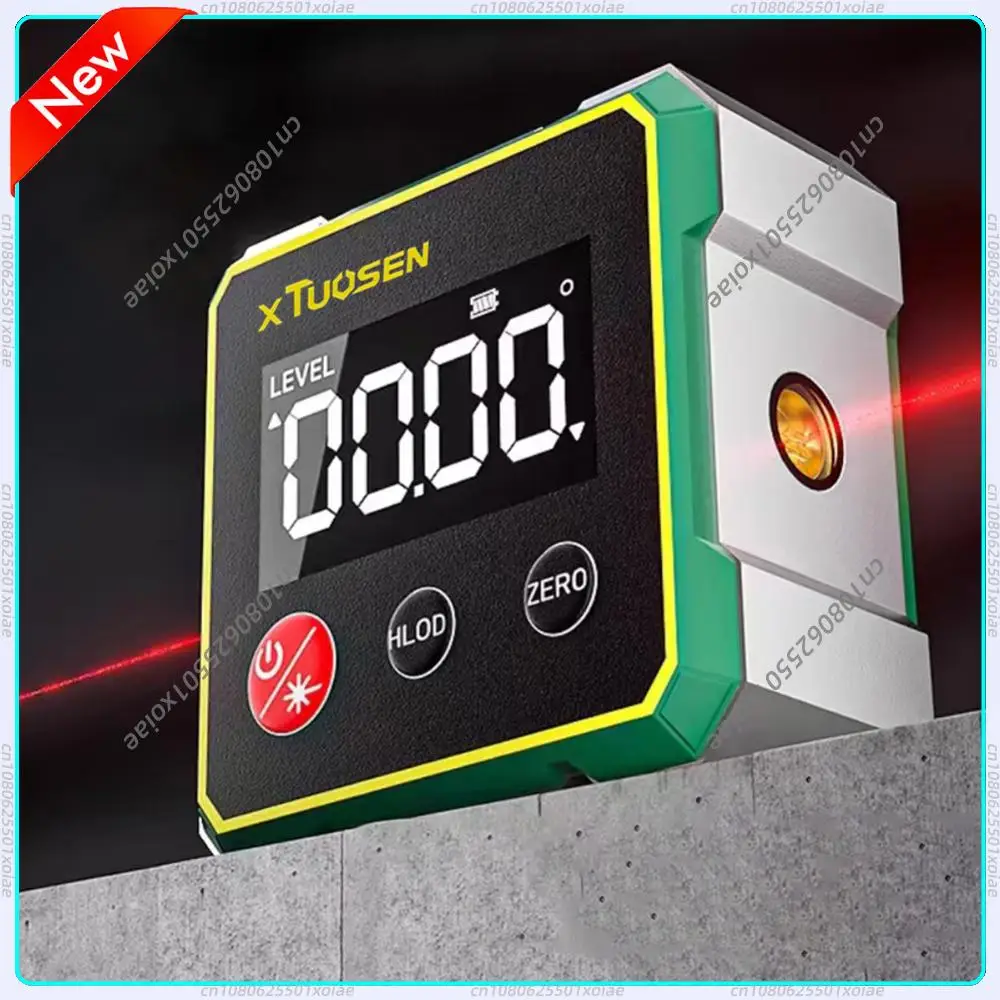 Magnetic LCD Digital Angle Finder with LCD Backlight Protractor Inclinometer Bevel Box for Construction Carpenter Craftsman Home
