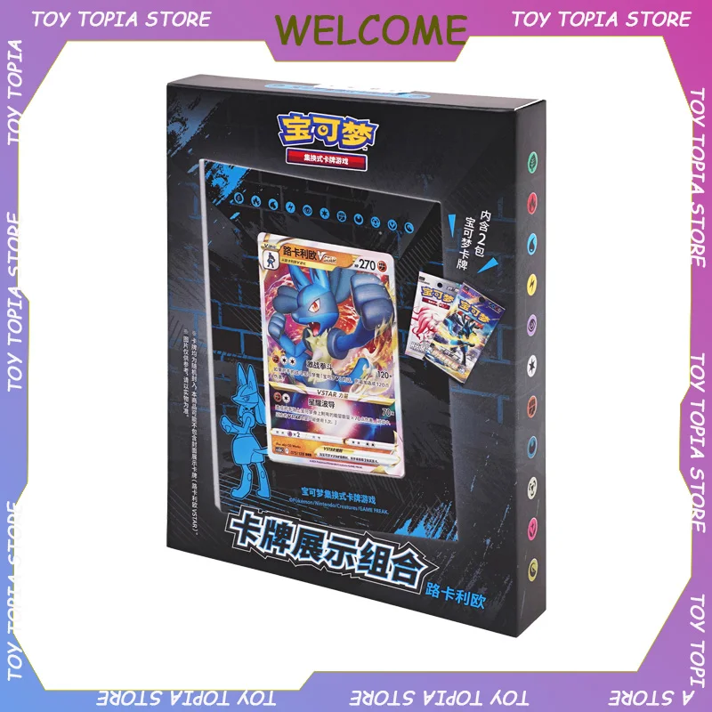 

In Stock Sell Well Ptcg Genuine Trading Cards Game PTCG Chinese Card Book Gift Box Cards Exhibit Combination Full Range Gifts