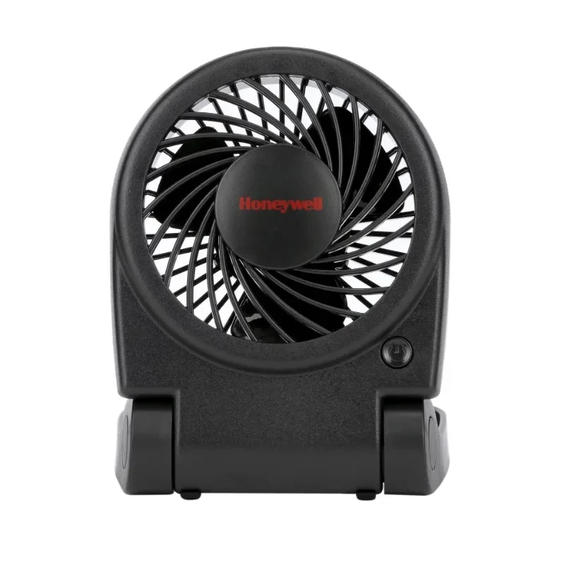 Black Turbo on the Go Portable Folding Personal Fan, Black, New, L: 4.74