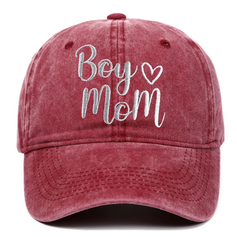 Cool Boy Baseball Cap Embroidered Mom Gifts for Women Cotton Visors Caps Mother Day Gift